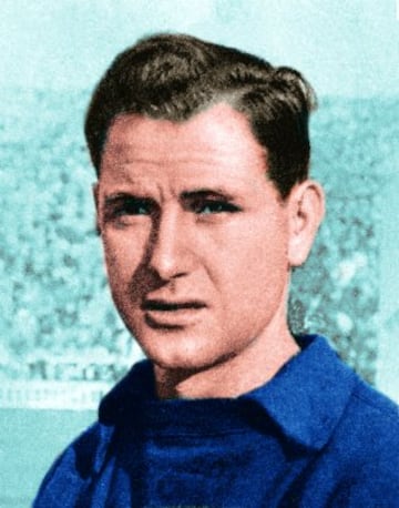 El portero vasco jugó desde 1942 hasta 1958 siendo uno de los jugadores sevillistas con más partidos.