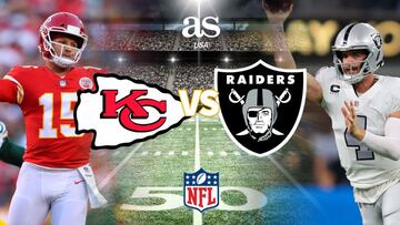 Sigue la previa y el minuto a minuto de Kansas City Chiefs vs Las Vegas Raiders, partido de la semana 10 de la temporada de la NFL este domingo.