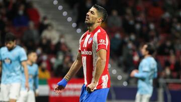 Luis Su&aacute;rez, durante el partido contra el Celta.