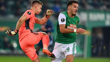 Arteta warns Leno over distribution after howler against Rapid Vienna