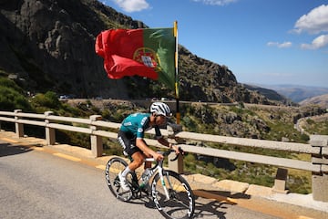  Jon Agirre durante la Vuelta Portugal. 