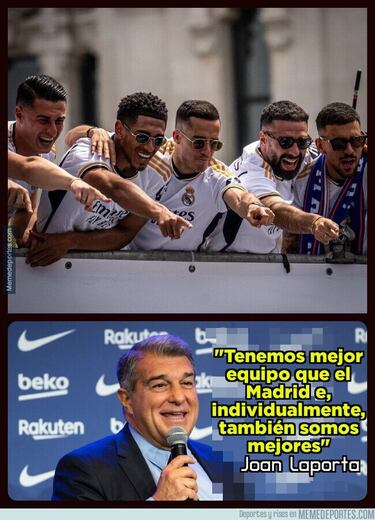 Los memes de la alegría continua del Real Madrid
