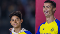 Así fue el debut del hijo de Cristiano Ronaldo en Al Nassr