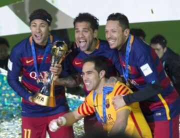 tercer mundial de clubes conseguido por el brasileño en el Barcelona.