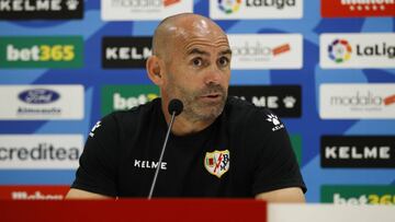 Paco Jémez, en rueda de prensa.