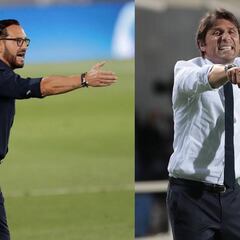 Bordalás y Conte: diferencias y similitudes y claves del Inter - Getafe