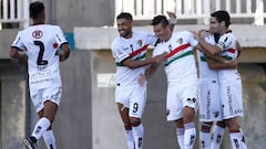 Palestino celebra ante San Luis con otro gol de Roberto Gutiérrez