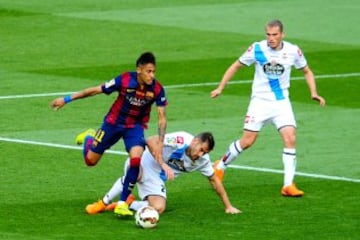 Neymar , Lopo y Alex Bergantinos