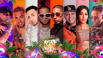 Cartel del Reggaeton Beach Festival.