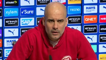 Guardiola se incomoda tras pregunta sobre Wemblye