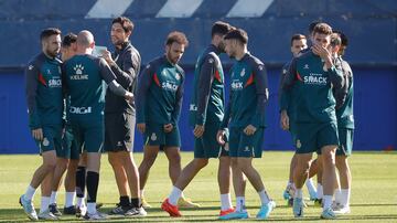 La plantilla se entrena en Sant Adrià.