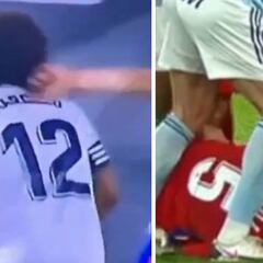 La polémica de la jornada: dos agarrones con distinta sanción