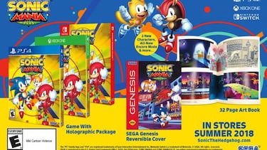 El DLC de Sonic Mania Plus será de pago para poseedores de Sonic Mania