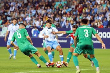 Imagen del Málaga-Alcoyano de la primera vuelta.
