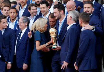 Recepción del Presidente francés, Emmanuel Macron.