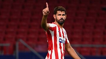 Diego Costa celebra el 1-0 en el Atlético-Betis
