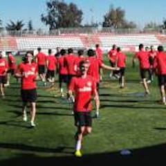 El Atlético se entrena sin Carrasco a dos días del Bayern