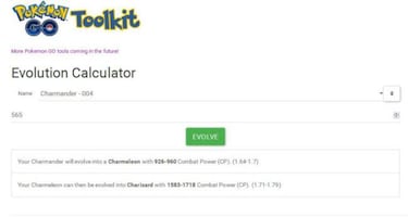 Descubre cuanto PC tendra tu Pokémon al evolucionar en Pokemon GO