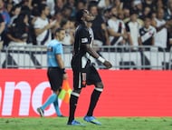 Andrés Gómez en un partido de Vasco da Gama.