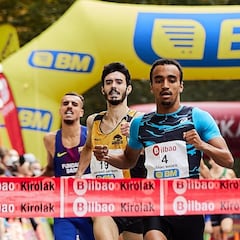 Isaac Nader y Esther Guerrero, ganadores de la Milla de Bilbao