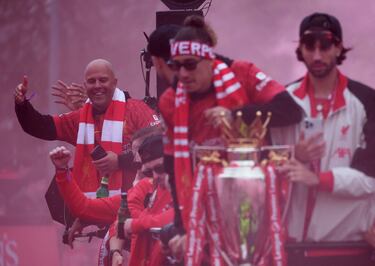 La ciudad de Liverpool volcada con el conjunto Red tras conseguir el vigésimo titulo de liga de su historia.