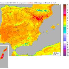 AEMET vaticina un frente africano con temperaturas “propias de junio”: las zonas más afectadas