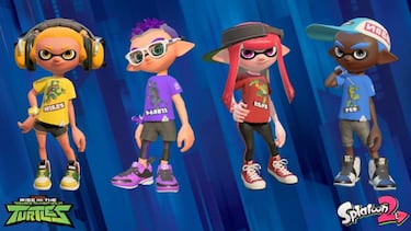 Las Tortugas Ninja estarán en el próximo Splatfest de Splatoon 2