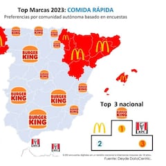 La hamburguesa favorita en España por comunidad autónoma