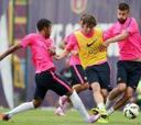Rafinha vuelve a entrenarse
