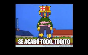 Los mejores memes de la eliminación del Barcelona en Champions