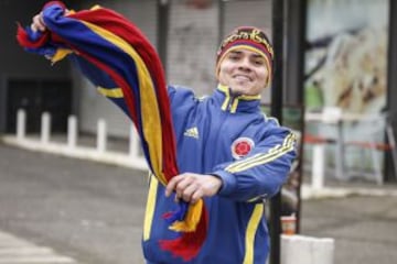 El aforo del estadio Germán Becker en Temuco será lleno en su mayoría por hinchas colombianos.