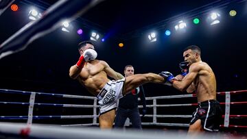 Una de las peleas de Fighters Night.