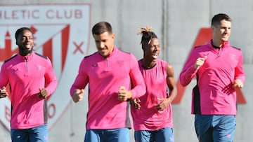 Nico, con I?aki, Yuri y Sancet