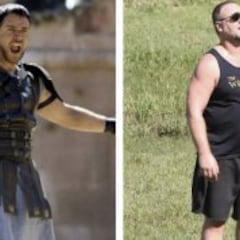 Russell Crowe y otros 12 famosos que cambiaron