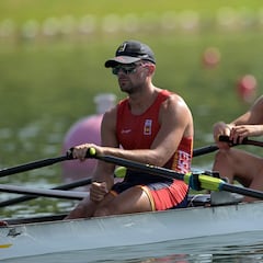 Aleix García y Rodrigo Conde rozan el bronce en los Mundiales de Remo