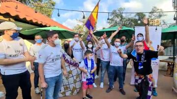 La pe?a madridista de Guatemala se rinde al Madrid y le dedica esta canci車n a Roncero