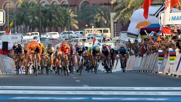 As&iacute; fue el sprint de la prueba femenina en ruta.