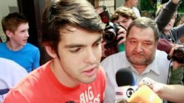 <b>ADELANTO. </b>Kaká regresó a la capital de España un día antes de lo que estaba previsto.