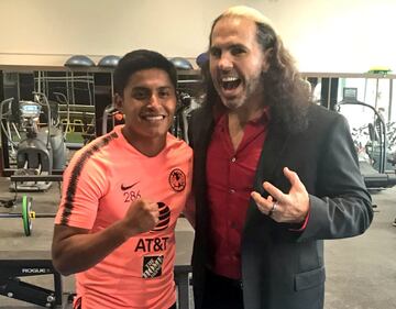 La visita de Matt Hardy al Club América en imágenes