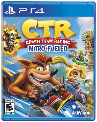 Crash Team Racing Nitro-Fueled cambia su arte de portada
