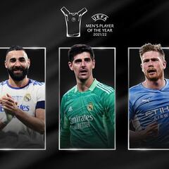 Who are the nominees for the UEFA Player of the Year award?