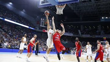 Resumen del Real Madrid-CSKA Moscú, Euroliga 2018 (88-93): Los rusos quitan el liderato al Madrid