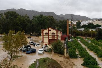 Imágenes de la consecuencia de  la DANA por su paso por Álora, municipio español de la provincia de Málaga situado en el centro de la provincia, dentro de la comarca del Valle del Guadalhorce y el partido judicial de Málaga.