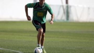 Pelegrín, feliz por ser el más veterano en debutar en la Liga