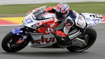 Casey Stoner en Mugello 2006 con la Honda del LCR