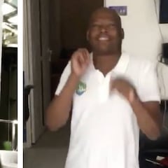 El 'pibe' Valderrama y Tino Asprilla bailan al ritmo del nuevo tema de J Balvin