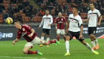 El Milán cae ante el Palermo
