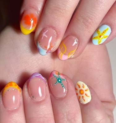 ¿Qué uñas se usan en la playa? Colores y últimas tendencias