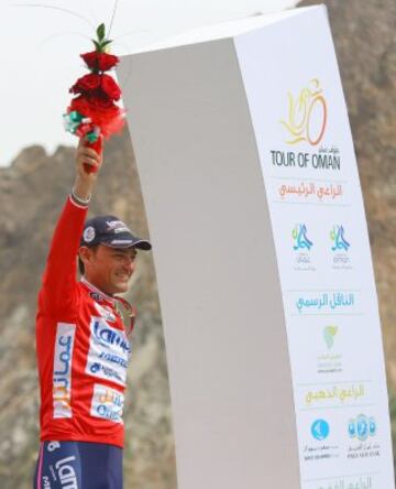 Última etapa de 133.5 km entre Oman Air y Matrah Corniche con victoria final del ciclista español Rafael Valls. En la imagen, Rafa Valls. 
