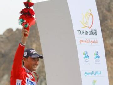 Última etapa de 133.5 km entre Oman Air y Matrah Corniche con victoria final del ciclista español Rafael Valls. En la imagen, Rafa Valls. 